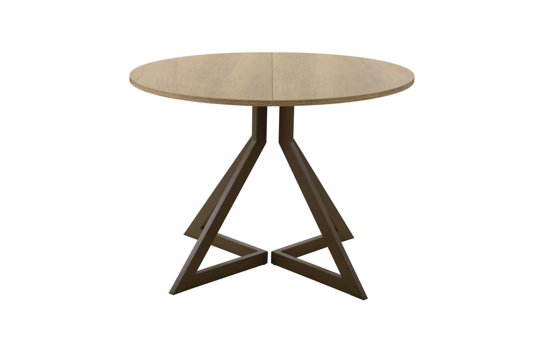 Обеденный стол AMC Elite (серии SLIM) / E20(800) D1 (коричневый/Дуб Небраска Натуральный)