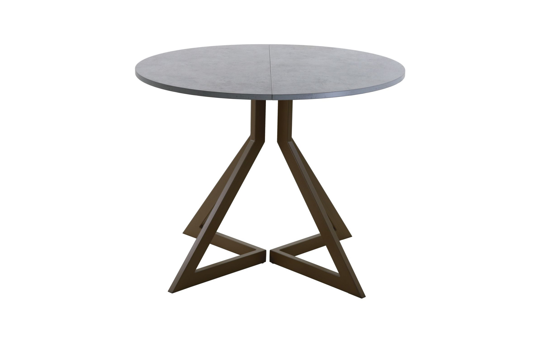 Обеденный стол AMC Elite (серии SLIM) / E20(900) D1 (коричневый/Бетон Чикаго светло-серый)