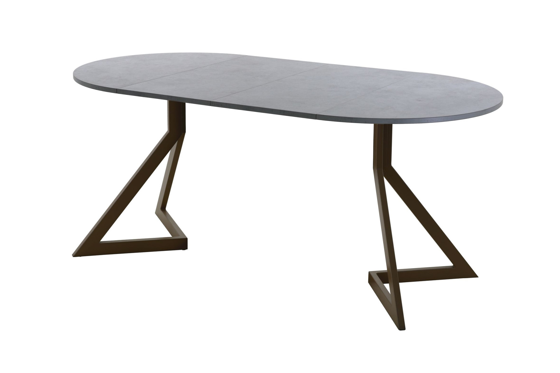 Обеденный стол AMC Elite (серии SLIM) / E20(900) D1 (коричневый/Бетон Чикаго светло-серый)