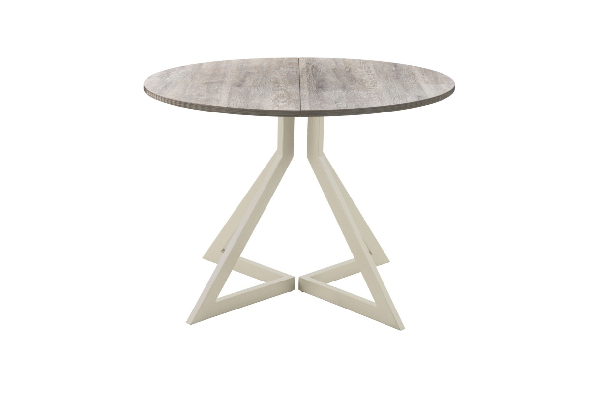 Обеденный стол AMC Elite (серии SLIM) / E20(900) D1 (бежевый/Дуб Уайт-Ривер песочно-бежевый)