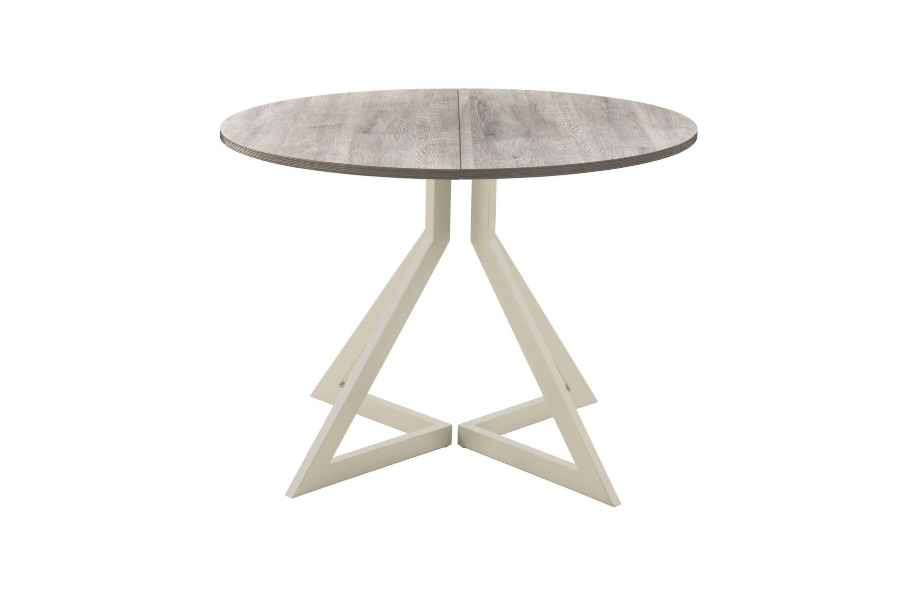 Обеденный стол AMC Elite (серии SLIM) / E20(900) D1 (бежевый/Дуб Уайт-Ривер песочно-бежевый)