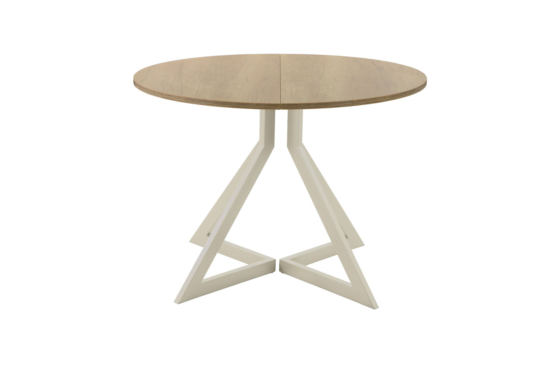 Обеденный стол AMC Elite (серии SLIM) / E20(900) D1 (бежевый/Дуб Небраска Натуральный)