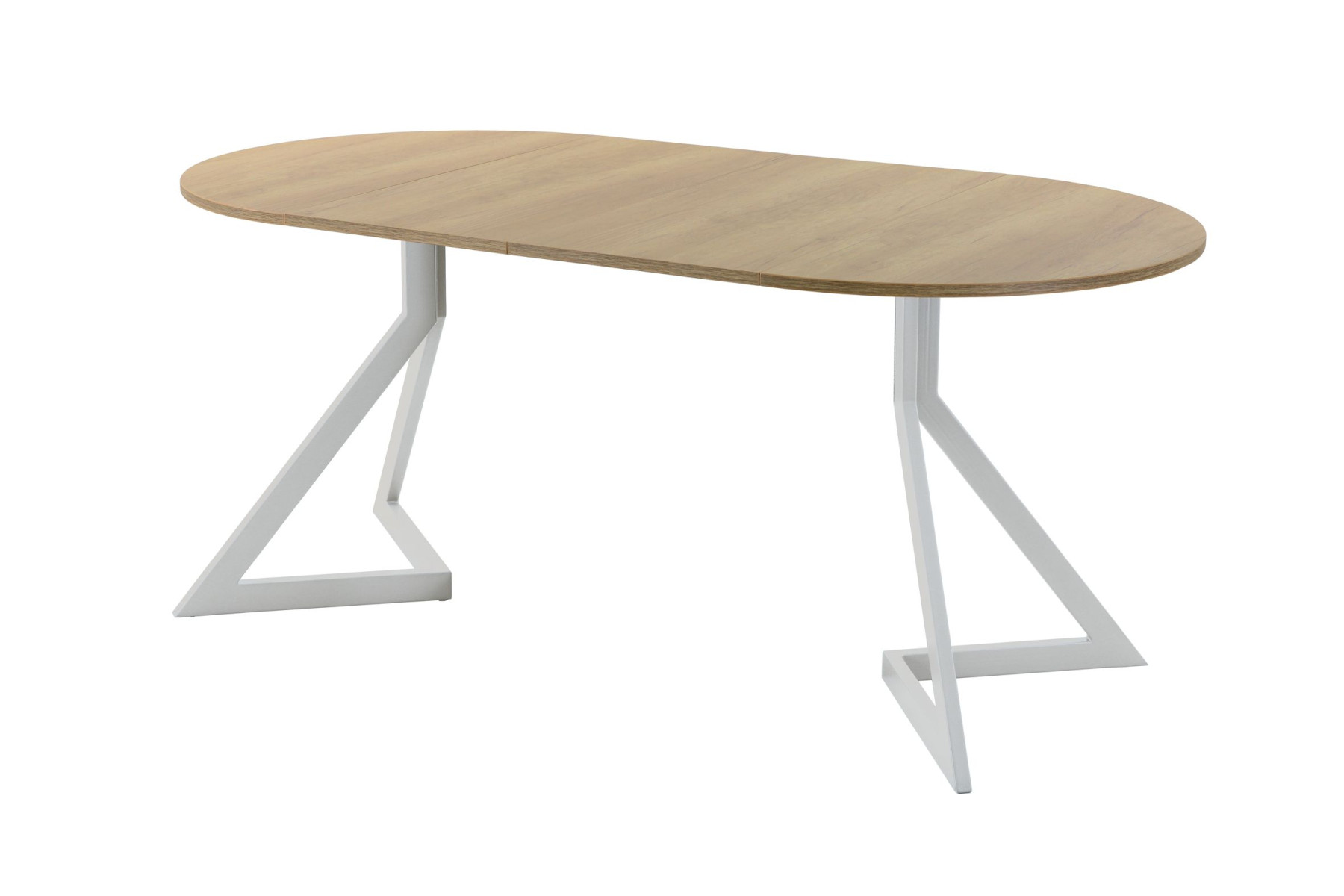 Обеденный стол AMC Elite (серии SLIM) / E20(900) D1 (серебро/Дуб Небраска Натуральный)