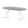Обеденный стол AMC Elite (серии SLIM) / E20(800) D1 (белый/Бетон Чикаго светло-серый)