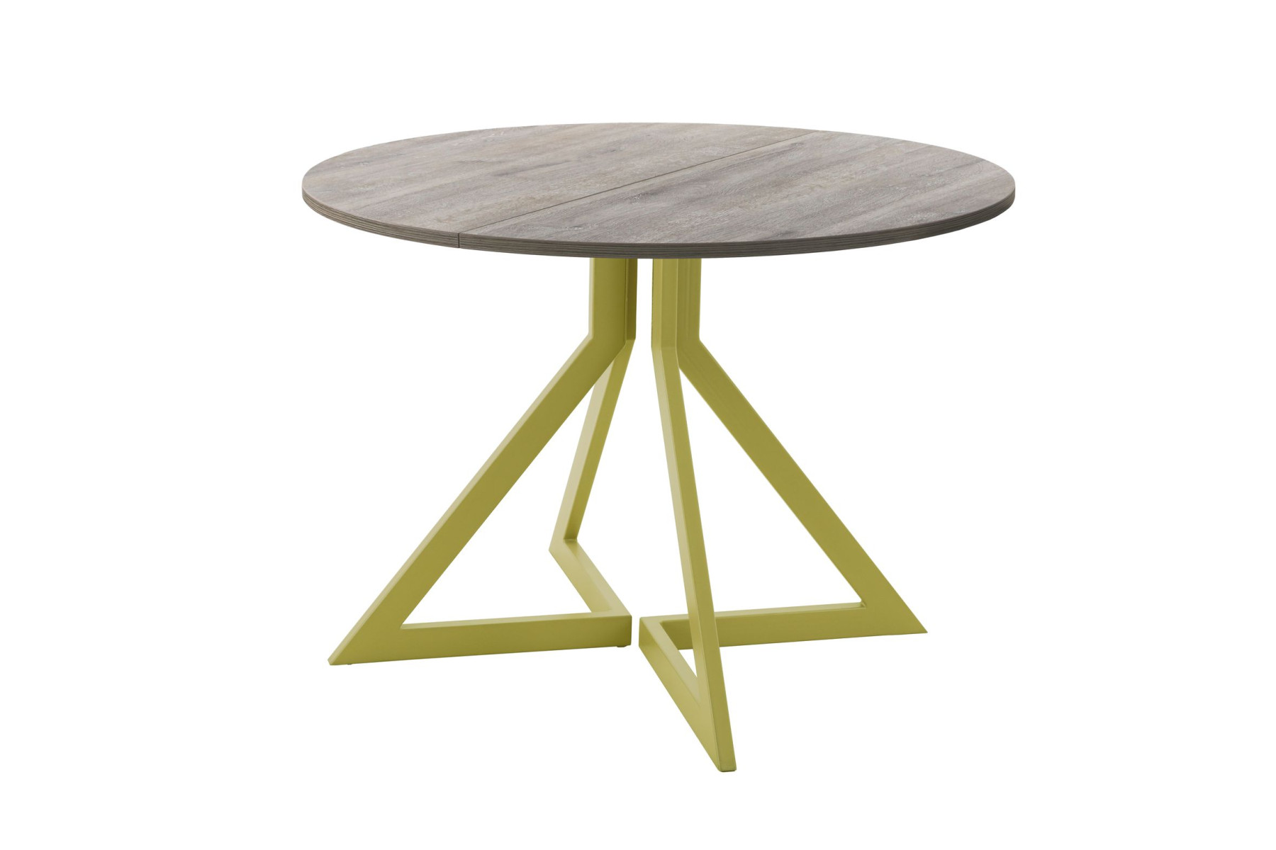 Обеденный стол AMC Elite (серии SLIM) / E20(900) D1 (золото/Дуб Уайт-Ривер песочно-бежевый)