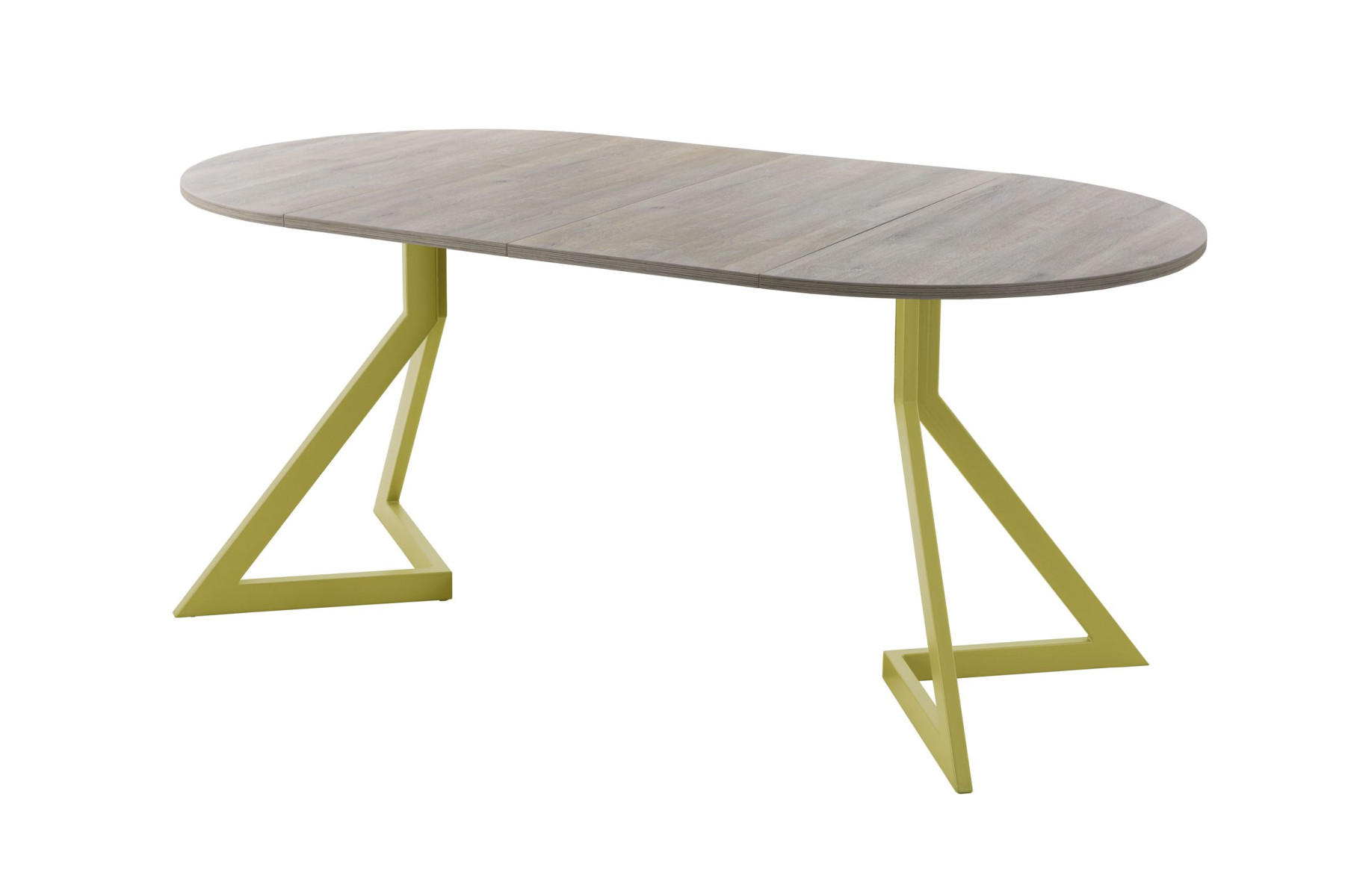 Обеденный стол AMC Elite (серии SLIM) / E20(900) D1 (золото/Дуб Уайт-Ривер песочно-бежевый)