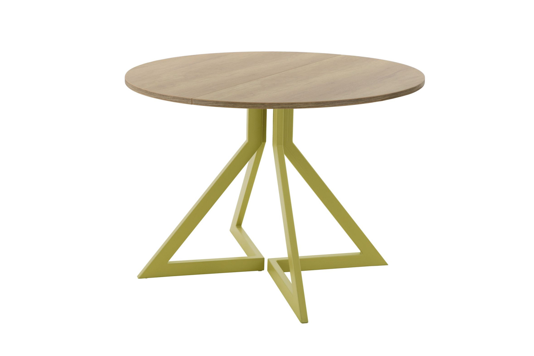 Обеденный стол AMC Elite (серии SLIM) / E20(900) D1 (золото/Дуб Небраска Натуральный)