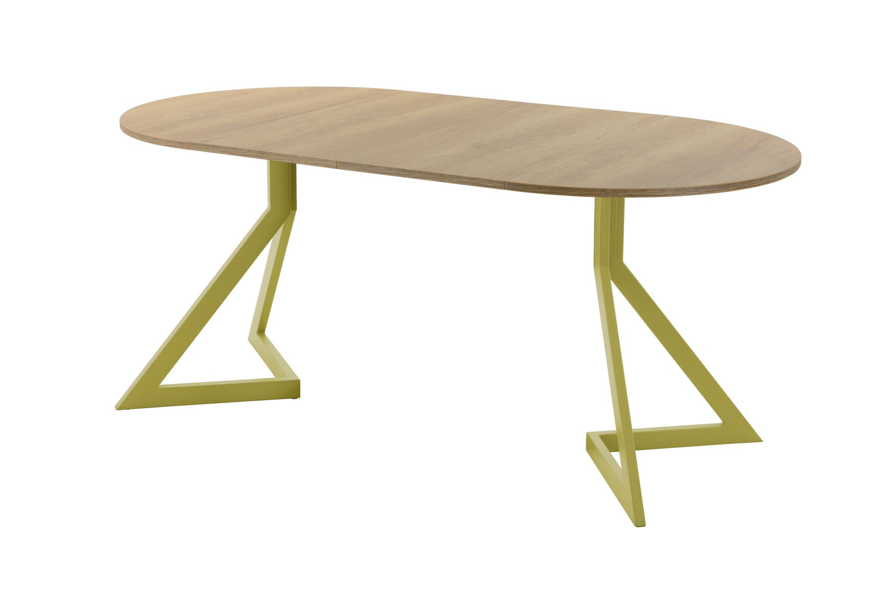 Обеденный стол AMC Elite (серии SLIM) / E20(900) D1 (золото/Дуб Небраска Натуральный)