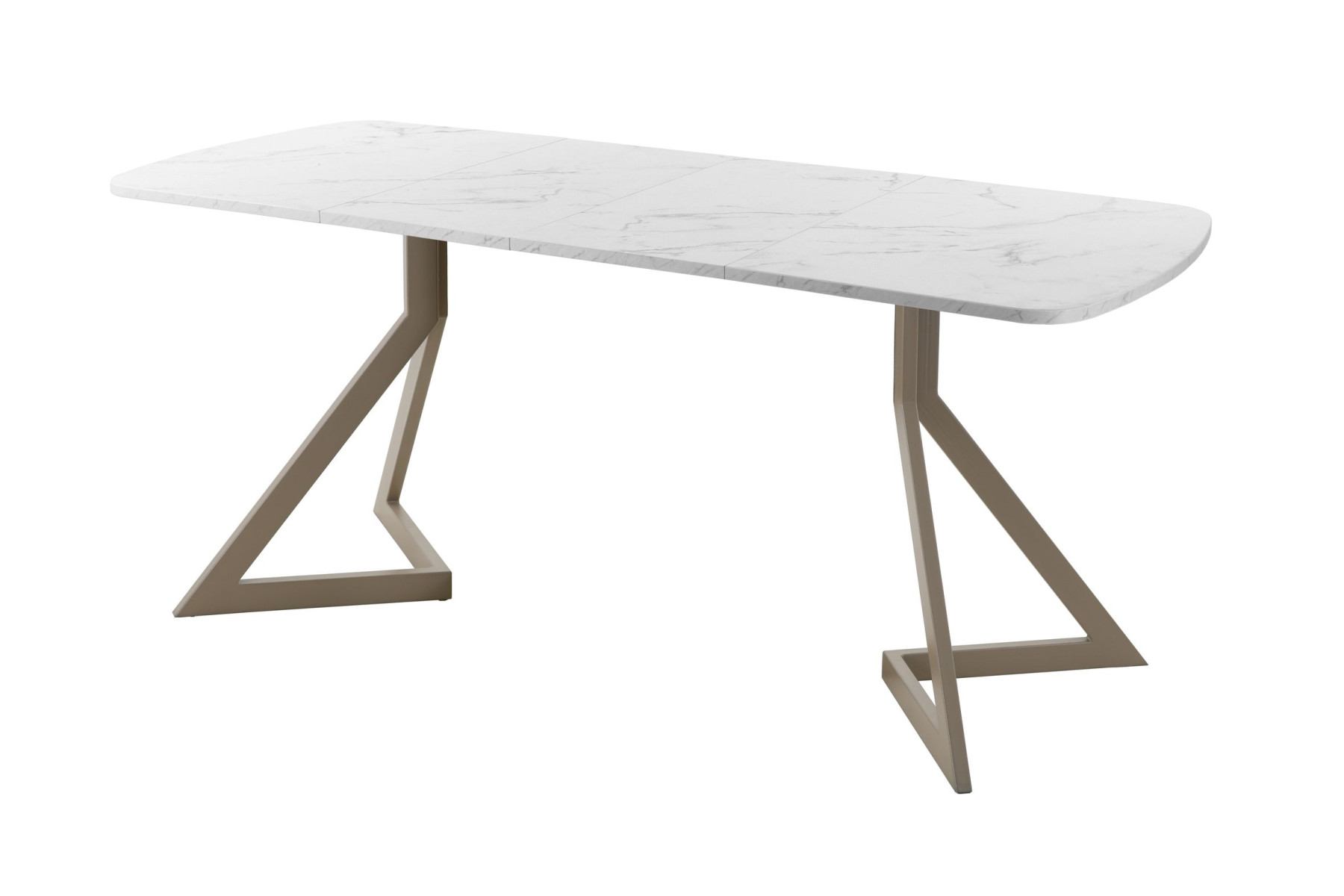 Обеденный стол AMC Elite (серии SLIM) / E20(1200) D2 (капучино/Мрамор Кристалл)