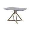 Обеденный стол AMC Elite (серии SLIM) / E20(1100) D2 (капучино/Бетон Чикаго светло-серый)
