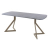 Обеденный стол AMC Elite (серии SLIM) / E20(1100) D2 (капучино/Бетон Чикаго светло-серый)