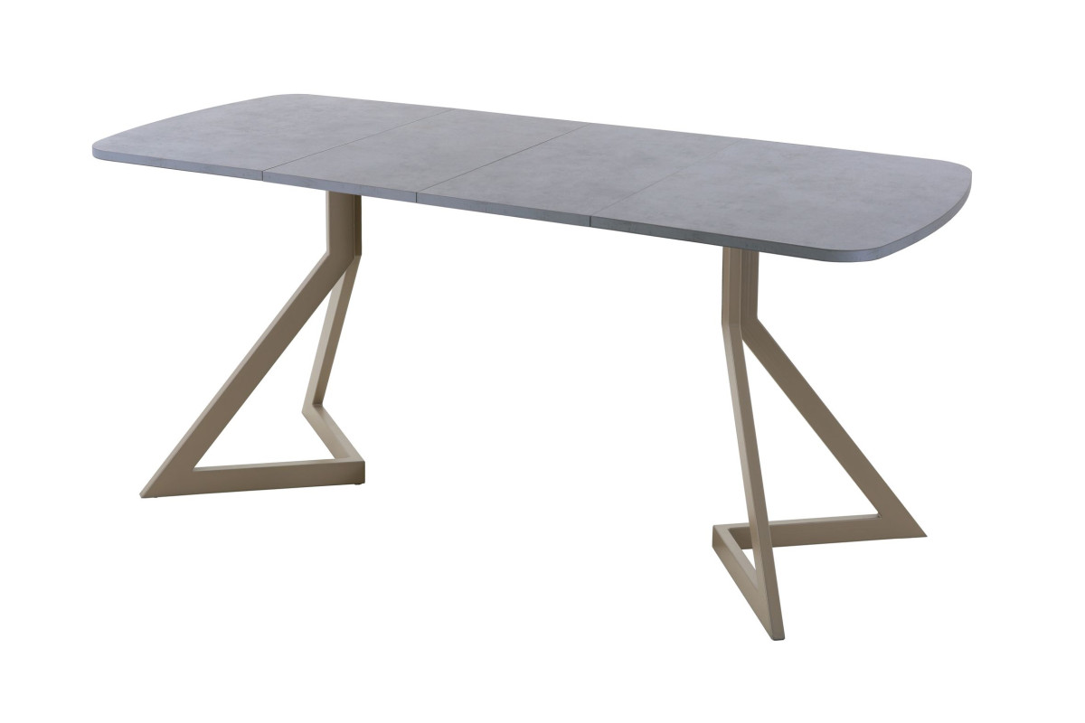 Обеденный стол AMC Elite (серии SLIM) / E20(1100) D2 (капучино/Бетон Чикаго светло-серый)