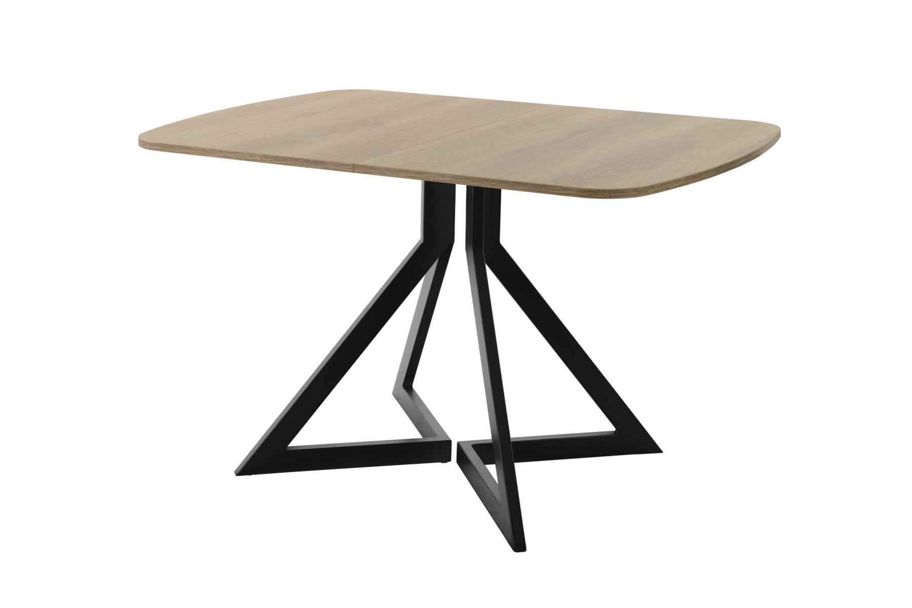 Обеденный стол AMC Elite (серии SLIM) / E20(1100) D2 (черный/Дуб Небраска Натуральный)