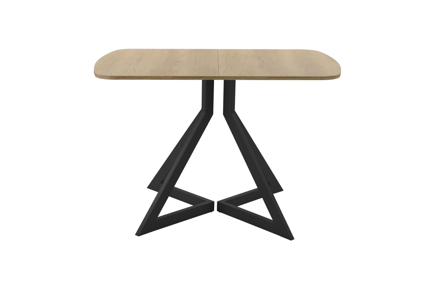 Обеденный стол AMC Elite (серии SLIM) / E20(1100) D2 (черный/Дуб Небраска Натуральный)