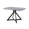 Обеденный стол AMC Elite (серии SLIM) / E20(1200) D2 (черный/Бетон Чикаго светло-серый)