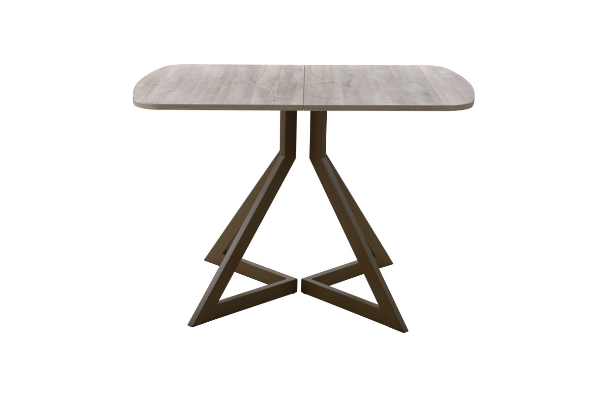 Обеденный стол AMC Elite (серии SLIM) / E20(1100) D2 (коричневый/Дуб Уайт-Ривер песочно-бежевый)