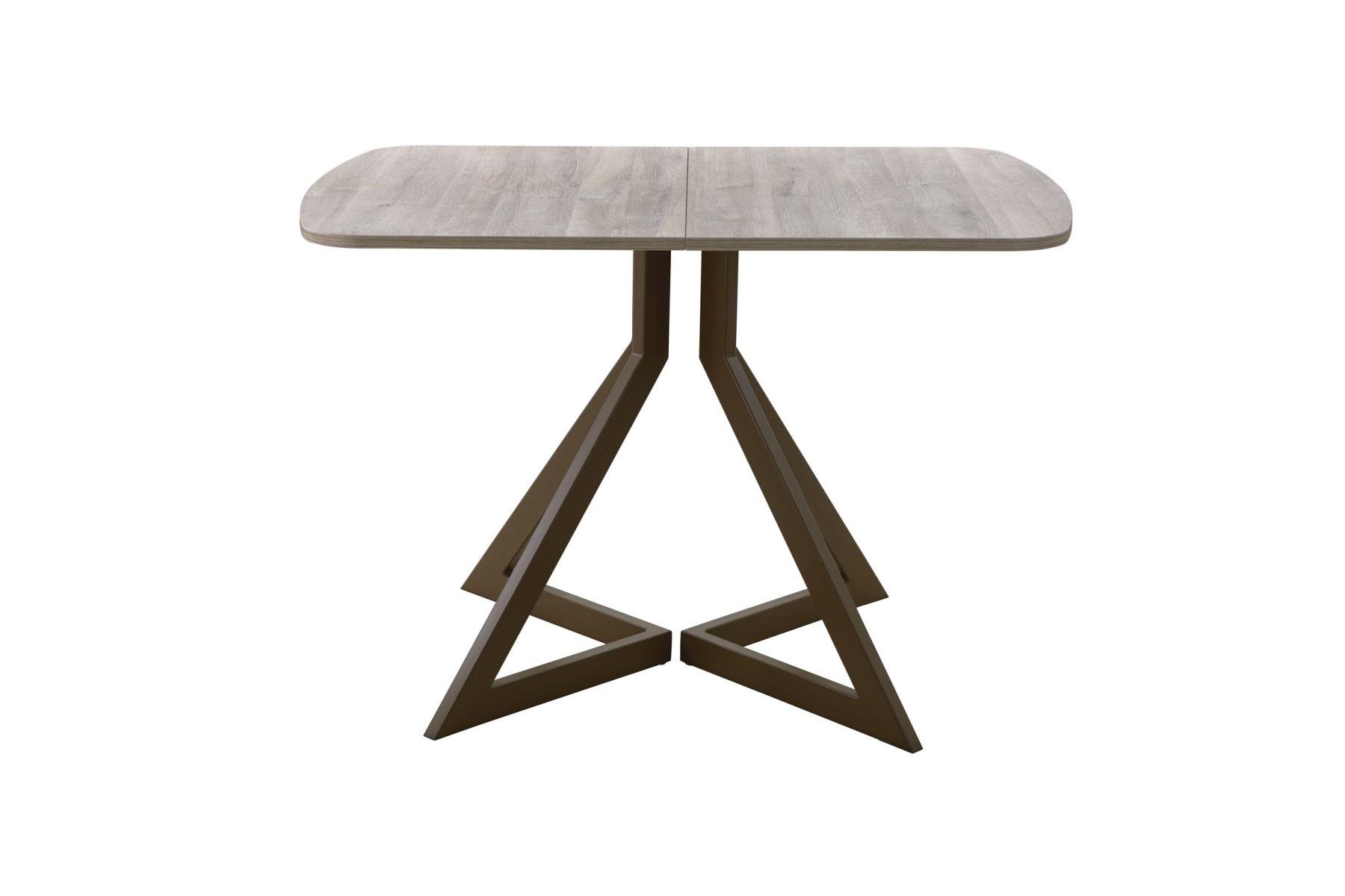 Обеденный стол AMC Elite (серии SLIM) / E20(1100) D2 (коричневый/Дуб Уайт-Ривер песочно-бежевый)