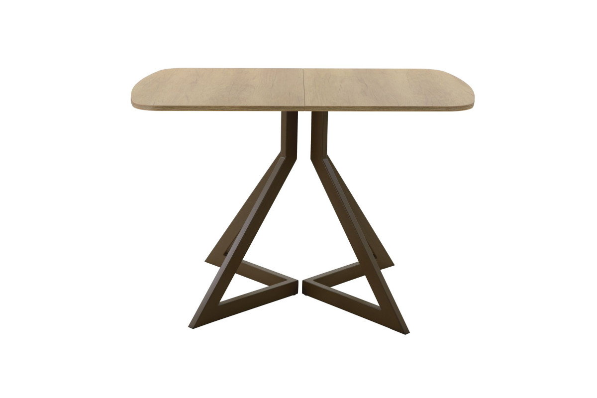 Обеденный стол AMC Elite (серии SLIM) / E20(1100) D2 (коричневый/Дуб Небраска Натуральный)