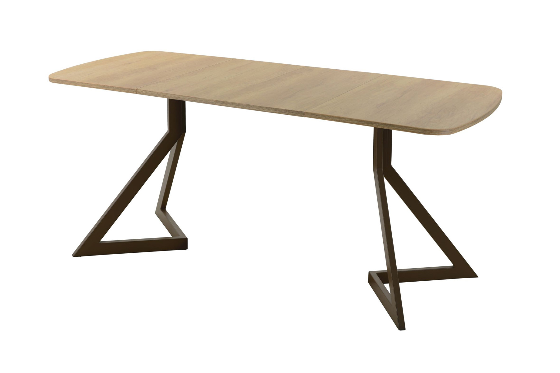 Обеденный стол AMC Elite (серии SLIM) / E20(1100) D2 (коричневый/Дуб Небраска Натуральный)