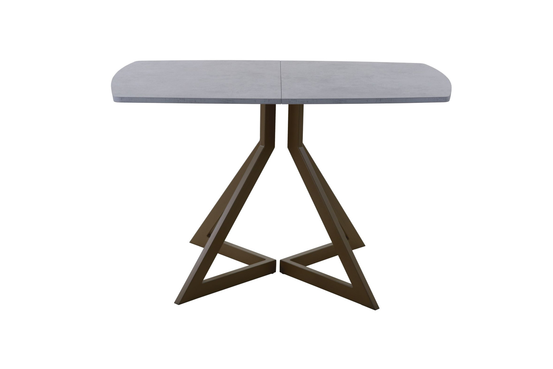 Обеденный стол AMC Elite (серии SLIM) / E20(1100) D2 (коричневый/Бетон Чикаго светло-серый)