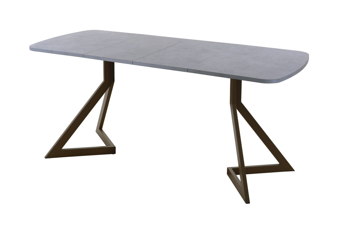 Обеденный стол AMC Elite (серии SLIM) / E20(1200) D2 (коричневый/Бетон Чикаго светло-серый)