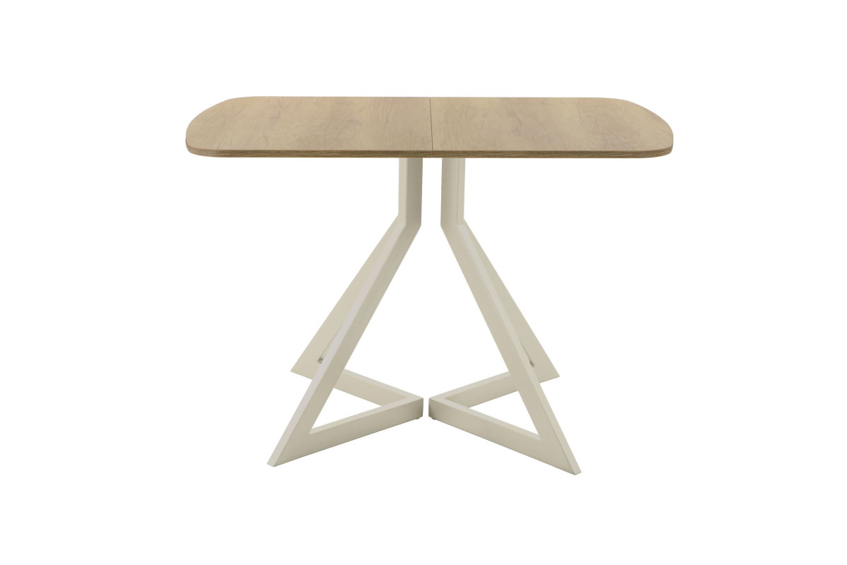 Обеденный стол AMC Elite (серии SLIM) / E20(1100) D2 (бежевый/Дуб Небраска Натуральный)