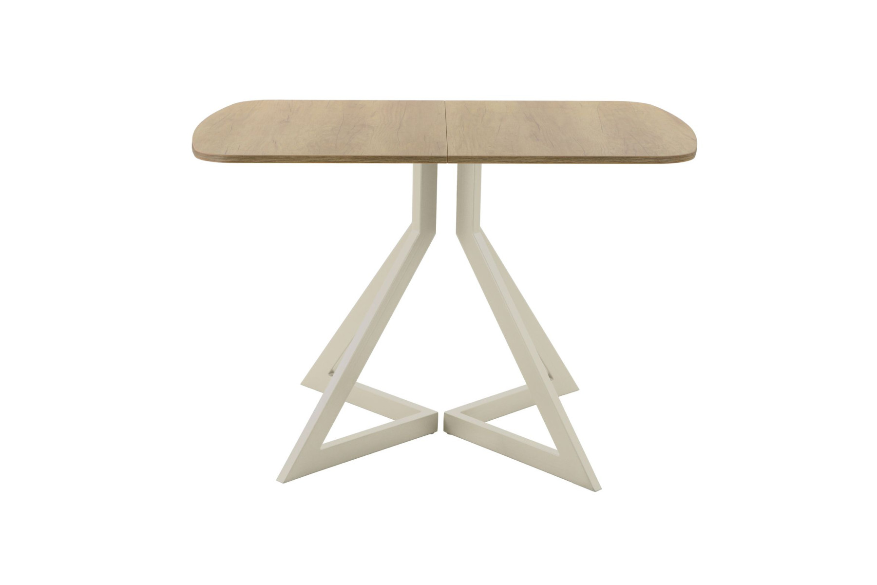 Обеденный стол AMC Elite (серии SLIM) / E20(1100) D2 (бежевый/Дуб Небраска Натуральный)