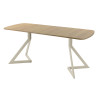 Обеденный стол AMC Elite (серии SLIM) / E20(1100) D2 (бежевый/Дуб Небраска Натуральный)