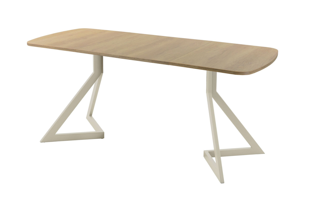 Обеденный стол AMC Elite (серии SLIM) / E20(1100) D2 (бежевый/Дуб Небраска Натуральный)