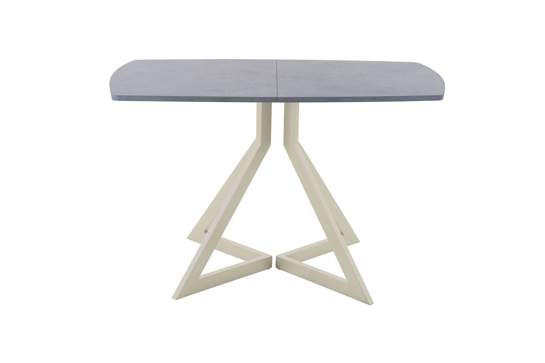 Обеденный стол AMC Elite (серии SLIM) / E20(1200) D2 (бежевый/Бетон Чикаго светло-серый)