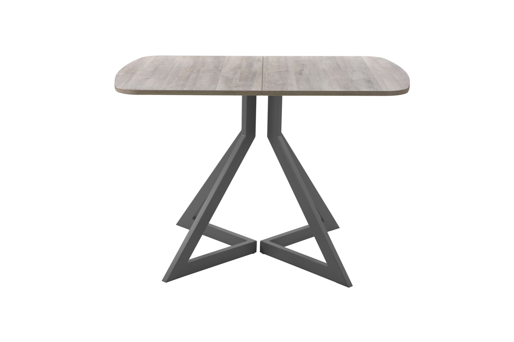 Обеденный стол AMC Elite (серии SLIM) / E20(1200) D2 (графит/Дуб Уайт-Ривер песочно-бежевый)