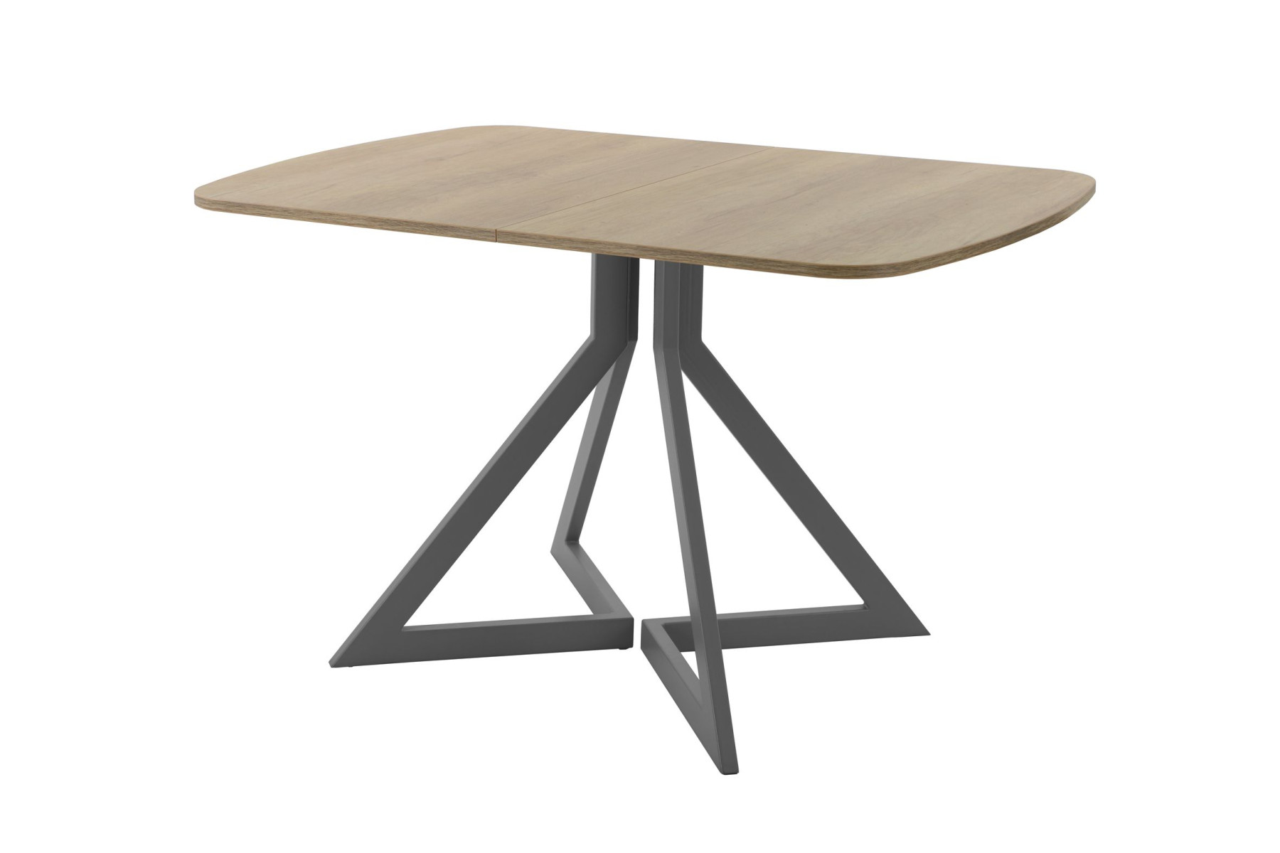 Обеденный стол AMC Elite (серии SLIM) / E20(1100) D2 (графит/Дуб Небраска Натуральный)