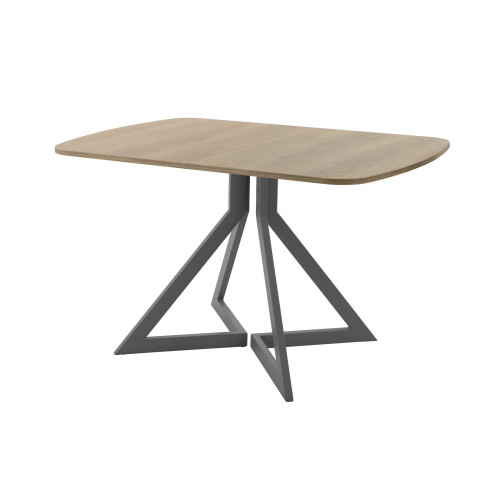 Обеденный стол AMC Elite (серии SLIM) / E20(1200) D2 (графит/Дуб Небраска Натуральный)