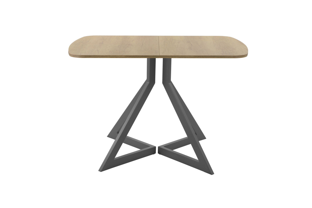 Обеденный стол AMC Elite (серии SLIM) / E20(1100) D2 (графит/Дуб Небраска Натуральный)