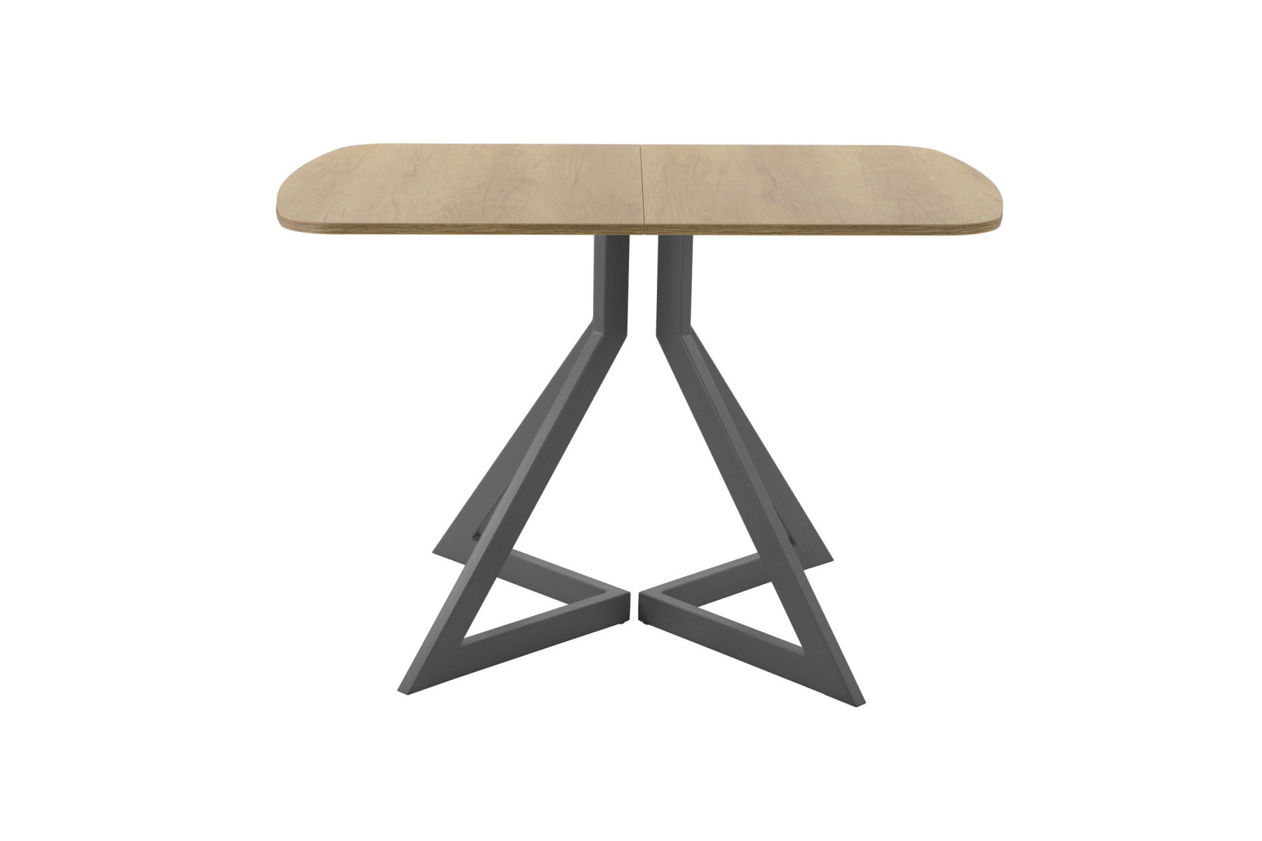 Обеденный стол AMC Elite (серии SLIM) / E20(1100) D2 (графит/Дуб Небраска Натуральный)