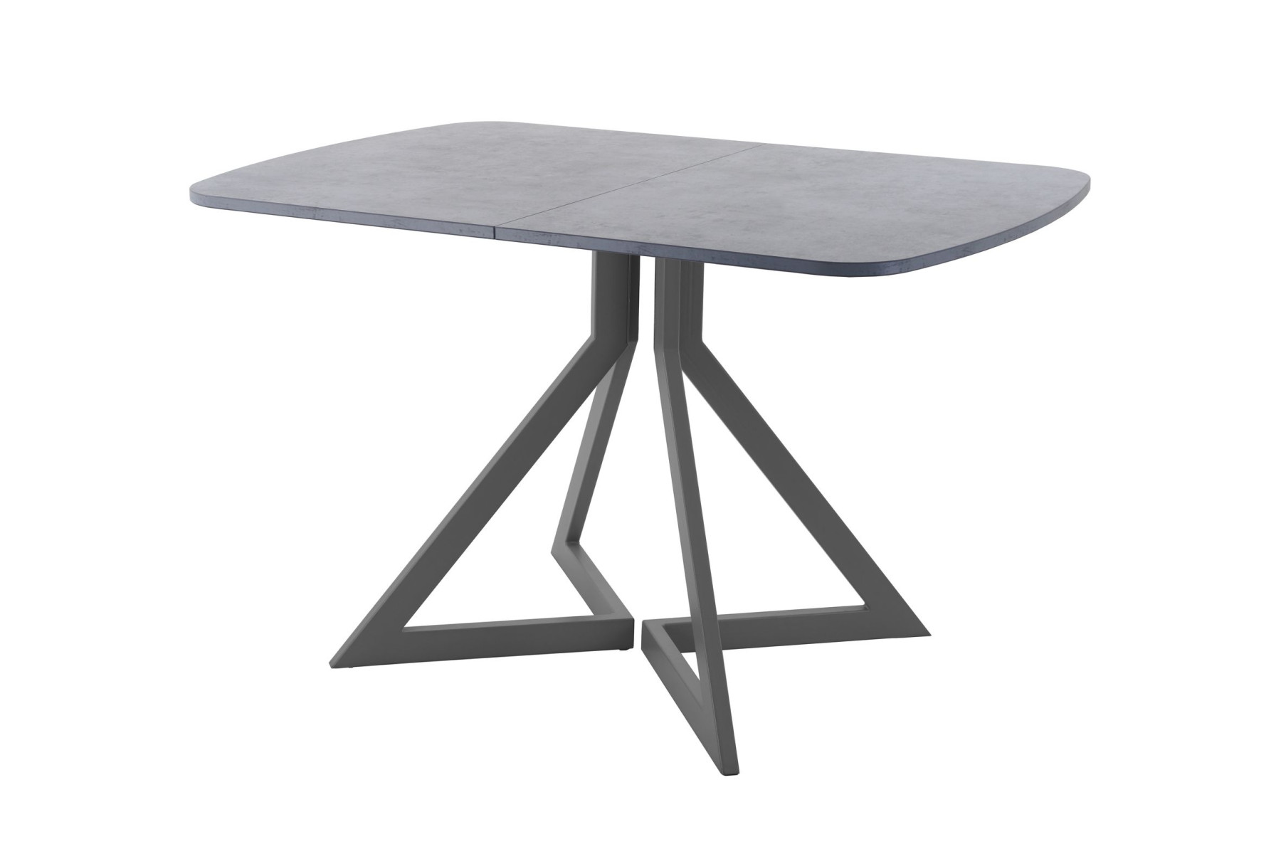 Обеденный стол AMC Elite (серии SLIM) / E20(1200) D2 (графит/Бетон Чикаго светло-серый)