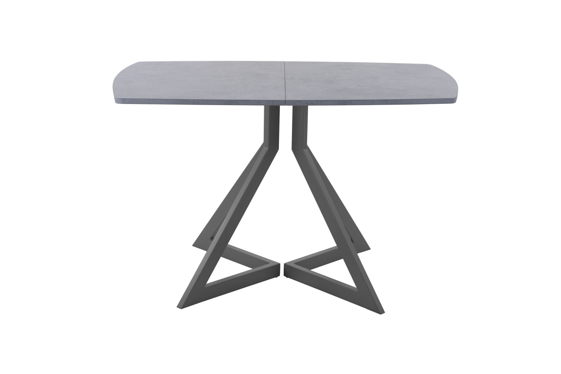 Обеденный стол AMC Elite (серии SLIM) / E20(1200) D2 (графит/Бетон Чикаго светло-серый)