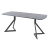 Обеденный стол AMC Elite (серии SLIM) / E20(1200) D2 (графит/Бетон Чикаго светло-серый)