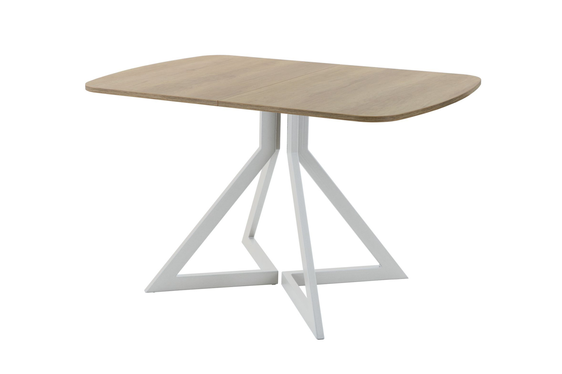 Обеденный стол AMC Elite (серии SLIM) / E20(1100) D2 (серебро/Дуб Небраска Натуральный)