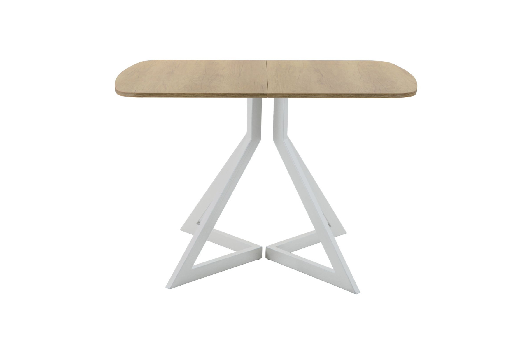 Обеденный стол AMC Elite (серии SLIM) / E20(1100) D2 (серебро/Дуб Небраска Натуральный)