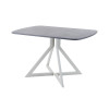 Обеденный стол AMC Elite (серии SLIM) / E20(1200) D2 (серебро/Бетон Чикаго светло-серый)