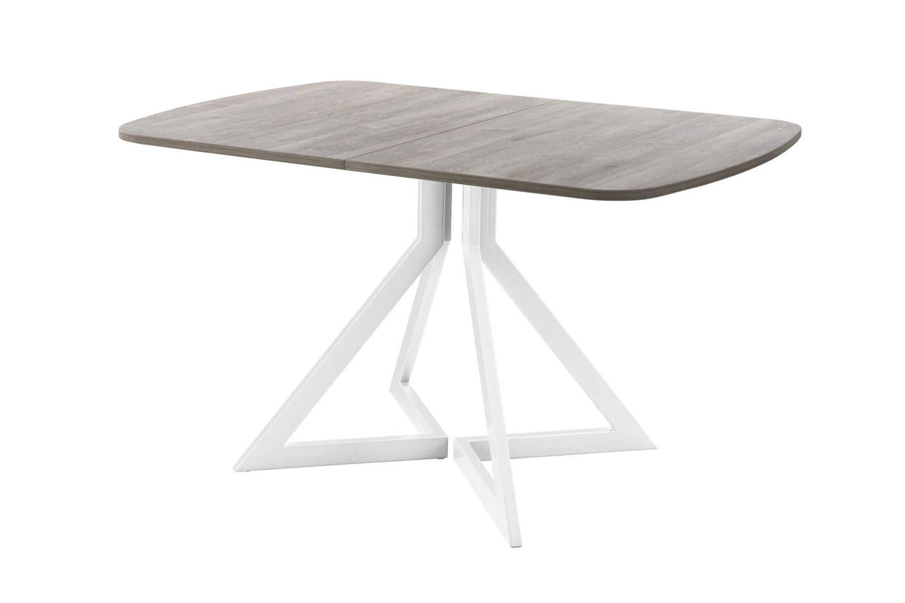 Обеденный стол AMC Elite (серии SLIM) / E20(1200) D2 (белый/Дуб Уайт-Ривер песочно-бежевый)