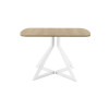 Обеденный стол AMC Elite (серии SLIM) / E20(1200) D2 (белый/Дуб Небраска Натуральный)