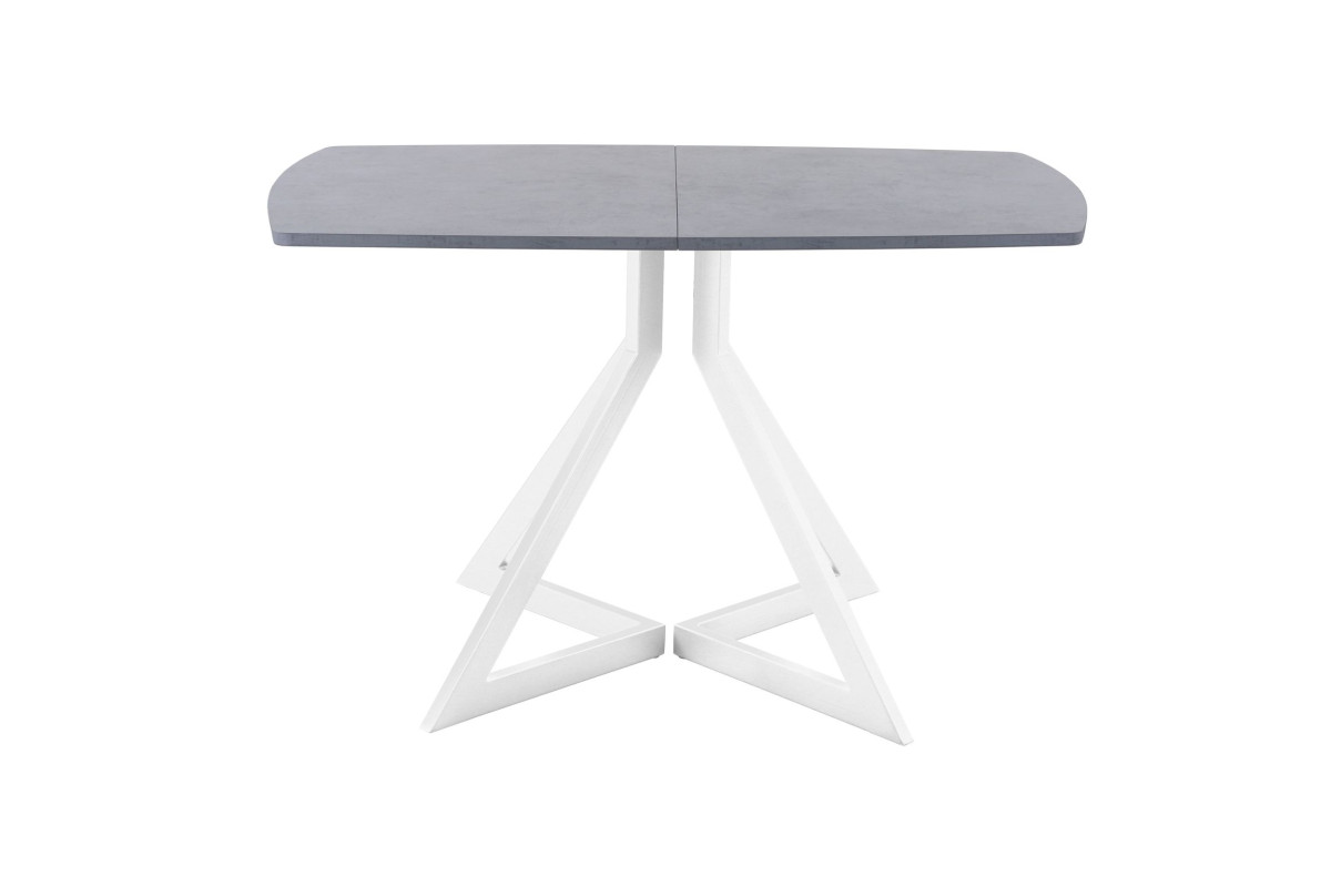 Обеденный стол AMC Elite (серии SLIM) / E20(1200) D2 (белый/Бетон Чикаго светло-серый)
