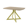 Обеденный стол AMC Elite (серии SLIM) / E20(1100) D2 (золото/Дуб Небраска Натуральный)