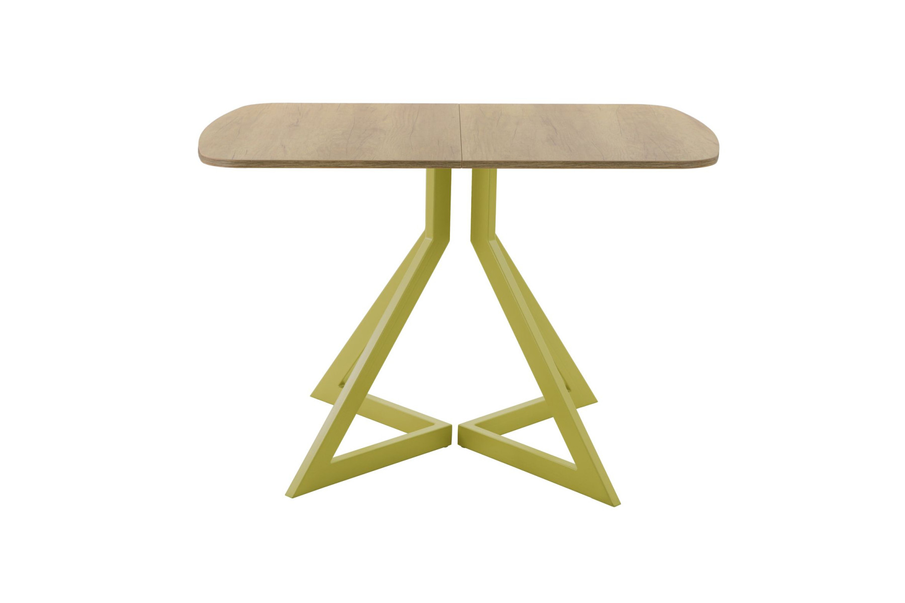 Обеденный стол AMC Elite (серии SLIM) / E20(1100) D2 (золото/Дуб Небраска Натуральный)