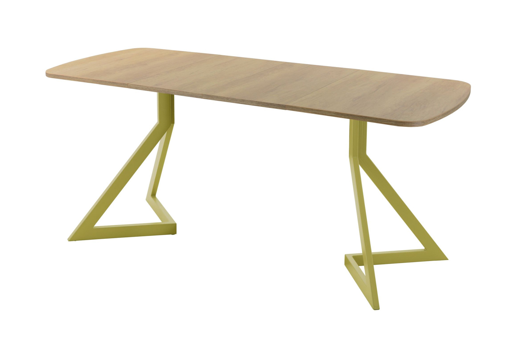 Обеденный стол AMC Elite (серии SLIM) / E20(1100) D2 (золото/Дуб Небраска Натуральный)