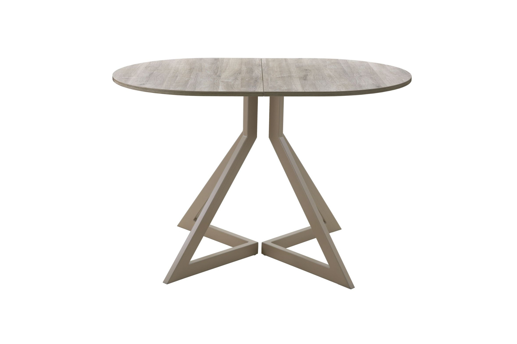 Обеденный стол AMC Elite (серии SLIM) / E20(1100) D3 (капучино/Дуб Уайт-Ривер песочно-бежевый)