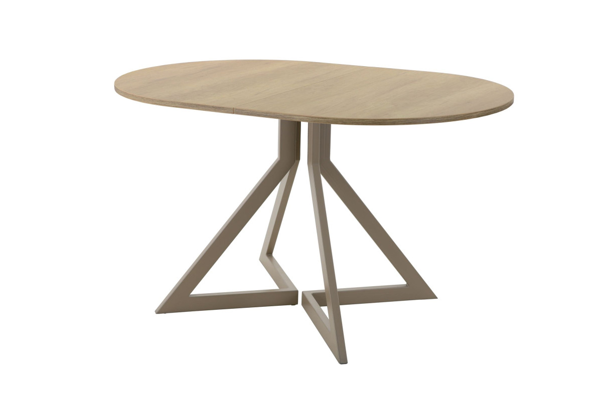 Обеденный стол AMC Elite (серии SLIM) / E20(1100) D3 (капучино/Дуб Небраска Натуральный)