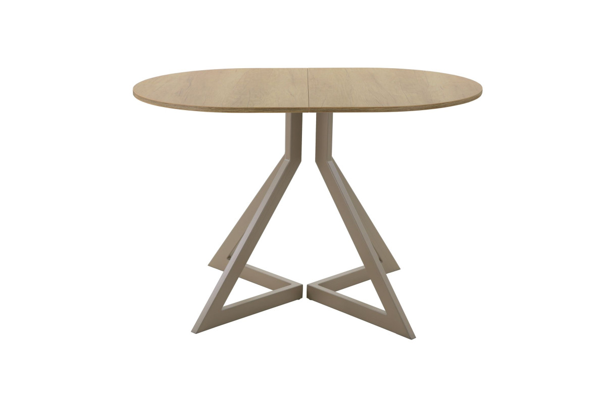 Обеденный стол AMC Elite (серии SLIM) / E20(1100) D3 (капучино/Дуб Небраска Натуральный)